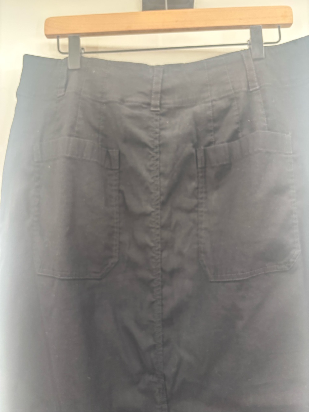 Maeve by Anthropologie Colette Utility Midi Skirt in Black Size Large - Picture 11 of 11